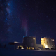 Illustration for article titled In the Antarctic, a Tiny Aurora Shimmers in the Night Sky